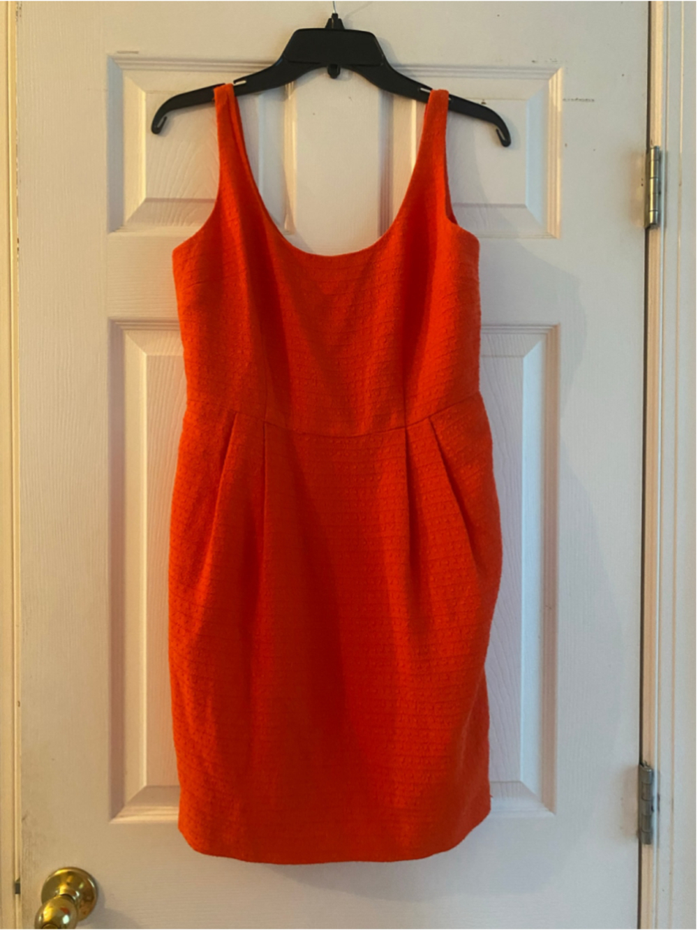 Women's Ann Taylor Orange Mini Dress - Size 4